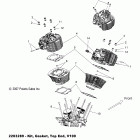 V09XB36/XC36 JACKPOT/NESS JACKPOT ALL OPTIONS Engine, cylinder and head - v09xb36 / xc36 all opt...