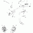 V10CB26/PB26 KINGPIN ALL OPTIONS Steering, controls and mirrors - v10cb26 / pb26 al...