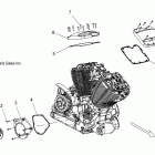 V10SD36/SC36/VB36 VISION TOUR PREMIUM/NESS/8 BALL ALL OPTIONS Engine, cam and valve covers - v10sd36 / sc36 / vb...