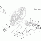 V09XB36/XC36 JACKPOT/NESS JACKPOT ALL OPTIONS Engine, oil pump mounting and dipstick - v09xb36 /...
