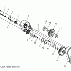 V12SW36/AW36 VISION/ANESS ALL OPTIONS Drive train, reverse drive asm., upper - v12sw36 /...