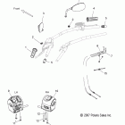 V09HB36/HS36 HAMMER/HAMMER SPORT ALL OPTIONS Steering, controls and mirrors - v09hb36 / hs36 al...