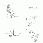 V09SB36/SC36/SD36/SZ36 VISION STREET/NESS/TOURING/10TH ANN. Steering, hydraulic clutch lever and hose - v09sb3...
