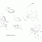 V09CB26/CD26/KB26/PB26 KINGPIN/KINGPIN TOURING/KINGPIN LOW/KINGP Body, seat and backrest - v09cb26 / cd26 / kb26 / ...