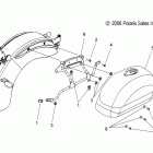 V09CB26/CD26/KB26/PB26 KINGPIN/KINGPIN TOURING/KINGPIN LOW/KINGP Body, saddlebags - v09cb26 / cd26 / kb26 / pb26 al...