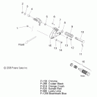 V09XB36/XC36 JACKPOT/NESS JACKPOT ALL OPTIONS Chassis, footpeg, l.h. - v09xb36 / xc36 all option...