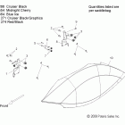 V09SB36/SC36/SD36/SZ36 VISION STREET/NESS/TOURING/10TH ANN. Body, saddlebag lid - v09sb36 / sc36 / sd36 / sz36...
