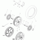 V09SB36/SC36/SD36/SZ36 VISION STREET/NESS/TOURING/10TH ANN. Wheels, front - v09sb36 / sc36 / sd36 / sz36 all o...