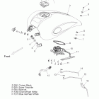V09CB26/CD26/KB26/PB26 KINGPIN/KINGPIN TOURING/KINGPIN LOW/KINGP Body, fuel tank - v09cb26 / cd26 / kb26 / pb26 all...