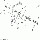 V08HB26/HS26 HAMMER ALL OPTIONS Chassis, footpeg, r.h. - v08hb26 / hs26 all option...