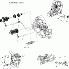 V08SB36/SD36 PLATINUM ALL OPTIONS Transmission, shift forks / drum - v08sb36 / sd36 ...