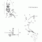 V08SB36/SD36 VISION ALL OPTIONS Steering, hydraulic clutch lever and hose - v08sb3...