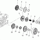 V08HB26/HS26 HAMMER ALL OPTIONS Drive train, primary drive - v08hb26 / hs26 all op...