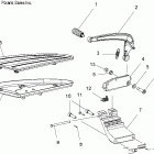 V08SB36/SD36 PLATINUM ALL OPTIONS Floorboard / brake, rh - v08sb36 / sd36 all option...