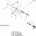 V08BC26/XB26 JACKPOT ALL OPTIONS Chassis, footpeg, r.h. - v08bc26 / xb26 all option...