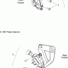 V08HB26/HS26 HAMMER ALL OPTIONS Brakes, front and rear caliper - v08hb26 / hs26 al...