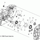 V08HB26/HS26 HAMMER ALL OPTIONS Engine, crankcase bearings - v08hb26 / hs26 all op...