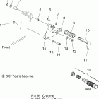 V08BC26/XB26 JACKPOT ALL OPTIONS Chassis, footpeg, l.h. - v08bc26 / xb26 all option...