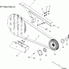 V08BC26/XB26 JACKPOT ALL OPTIONS Drive train, drive sprocket and belt and guards - ...