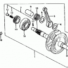 ATC200ES Коленвал и поршни
