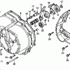 ATC200ES Крышка картера правая