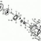 ATC125M Rear brake drum
