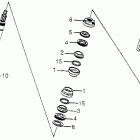 TRX200 Рулевой вал
