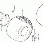 ATC250R Rear wheel 83-84