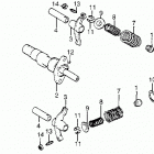 ATC125M Распредвал и клапана
