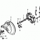 ATC200ES Передний тормоз