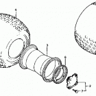 ATC200ES Заднее колесо