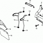 ATC200M Front fender @ steering stem