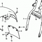ATC110 Front fender @ front fork 79-82