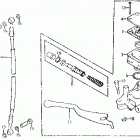 ATC250R Главный тормозной цилиндр - передний