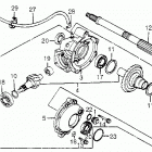 TRX200 Final gear @ rear wheel axle