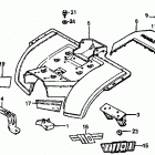 ATC110 Rear fender 83-85