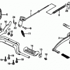 ATC110 Step @ gearshift pedal  @ brake pedal