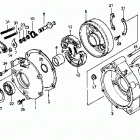 ATC200ES Rear brake drum