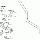 ATC200X Руль и панель переднего номера