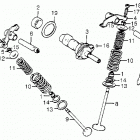 TRX200 Распредвал и клапана