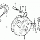 ATC125M Передний тормоз
