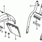 ATC110 Front fender @ front fork 83-85