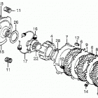 ATC125M Сцепление