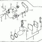 ATC250R Front brake caliper 83-84