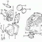 ATC125M Крышка головки цилиндров