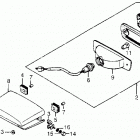 TRX200 Фонарь задний