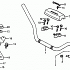ATC110 Руль и панель переднего номера