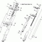 V07XB26/BC26 JACKPOT/NESS ALL OPTIONS Forks, front and clamp asm. - v07xb26 / bc26 all o...