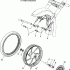 V06CB26CA KINGPIN ALL OPTIONS Wheel, front (billet) - v06cb26 all options