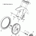 V07XB26/BC26 JACKPOT/NESS ALL OPTIONS Wheel, front (cast) - v07xb26 / bc26 all options